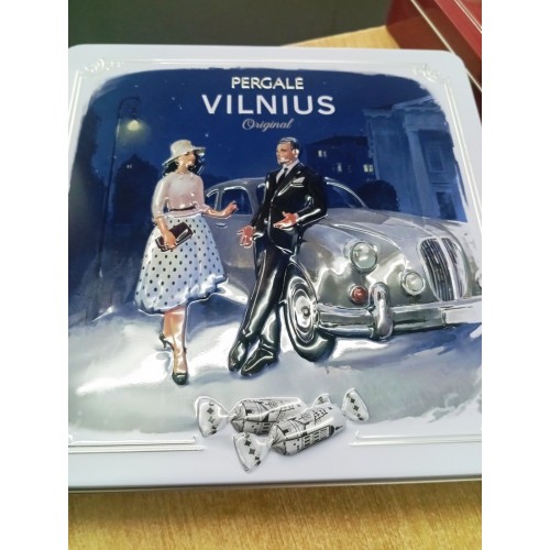 Конфеты Vilnius Original в подарочной коробочке в винтажном стиле 380 г